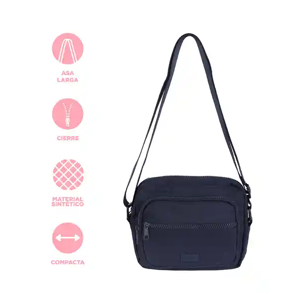 Bolso Crossbody Serie Neutral Style Azul Marino Miniso