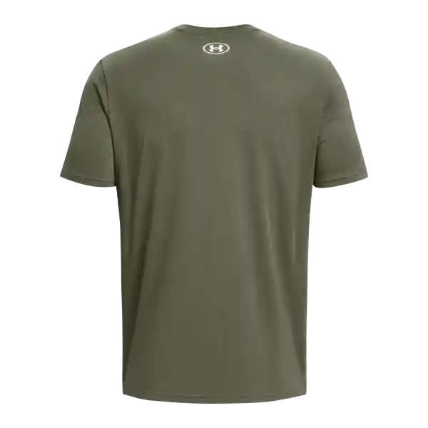 Under Armour Camiseta Camo Chest Stripe Hombre Verde Talla LG