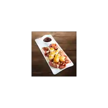 Papa Criolla con Chorizo