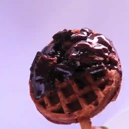 Waffle pop chocolate belga
