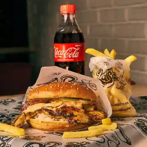 Combo Hamburguesa de Pollo