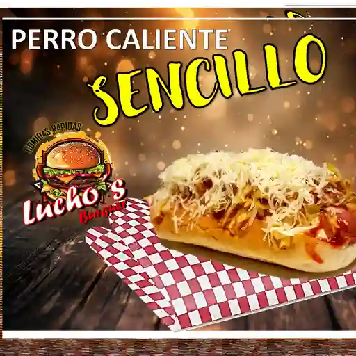 Perro caliente americano sencillo