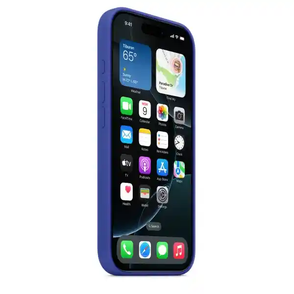 iPhone Case 16 Pro Silicone With Magsafe Ultramarine