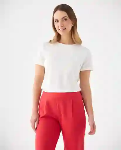 Camiseta Nevisca Crudo Claro Talla XL 609F024 Esprit