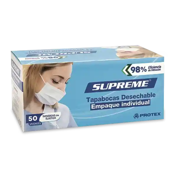Supreme Tapaboca Desechable Empaque Individual