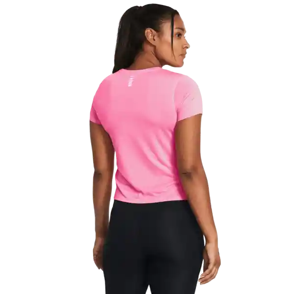 Under Armour Camiseta Launch Rosado Mujer Talla LG