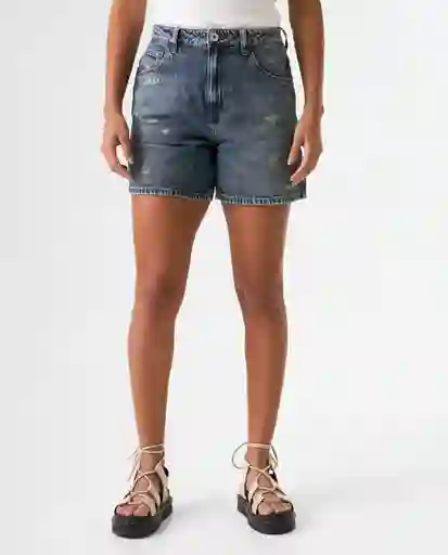 Short Mujer Azul Talla 6 352G005_AZU174021 Americanino