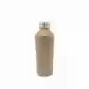 Botella Doble Pared en Acero Taupe Ambiente Gourmet