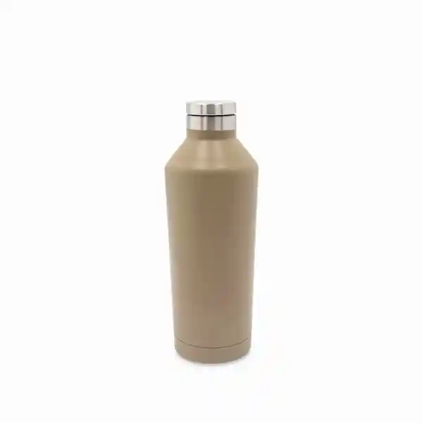 Botella Doble Pared en Acero Taupe Ambiente Gourmet