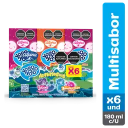 Yogo Yogo Pack Alimento Lácteo Sabor Fresa y Melocotón