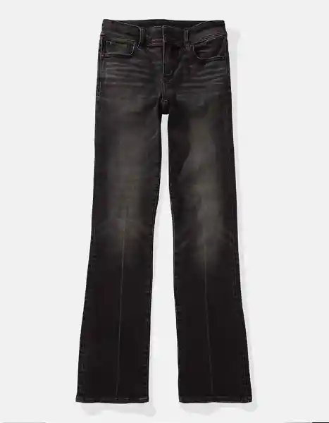 Jean Mujer Negro Talla 12 REGULAR 5287081 American Eagle
