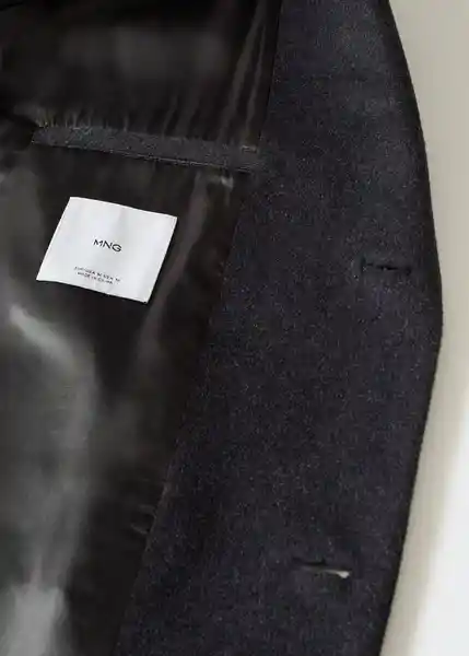 Abrigo Dalan Antracita Talla XL Hombre Mango