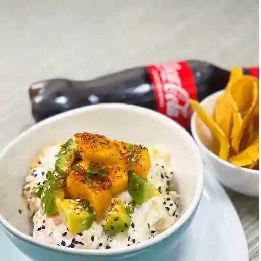 Combo ceviche mas bebida