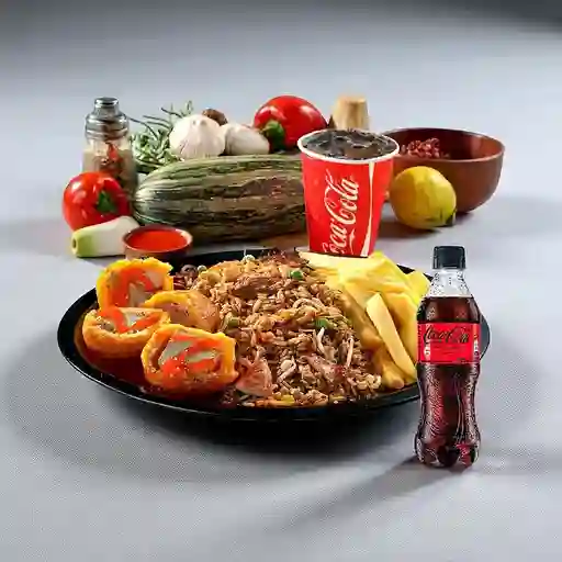 Combo c/ Cerdo Agridulce +Cocacola S/az 400ml