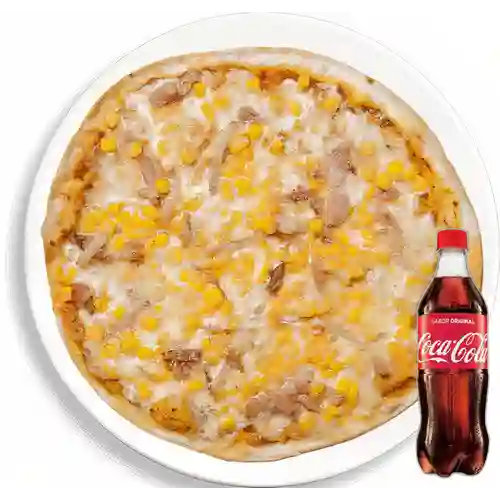 Combo Pizza Maíz Tocineta +Cocacola Orig 500ml