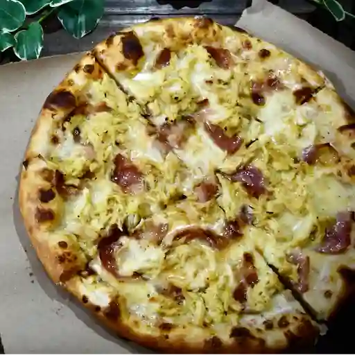 Pizza mediana miel mostaza