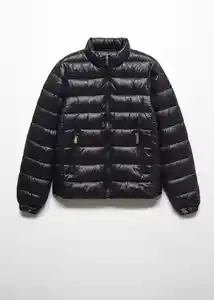 Abrigo Anorak Blandi Negro Talla XS Mujer Mango