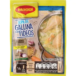Maggi Sopa Casera Gallina Con Fideos