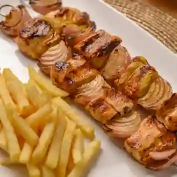 Kebab de pollo