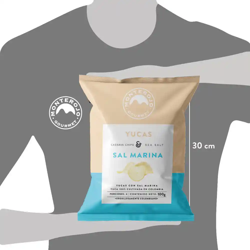 Monte Rojo Yucas Sal Marina 100gr