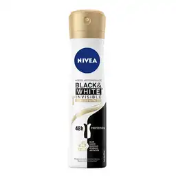 Nivea Desodorante Black & White Efecto Satín en Aerosol