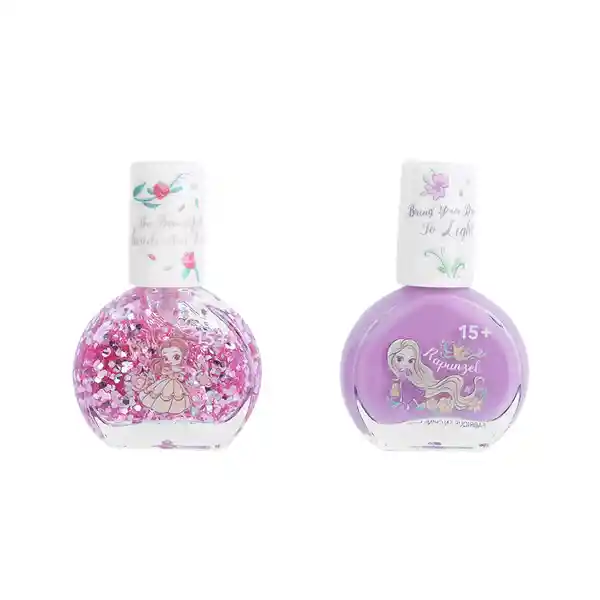 Set de Esmaltes a Base de Aceite Disney Princess Tono 04 Miniso