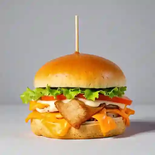 Burger Chicken y Papas