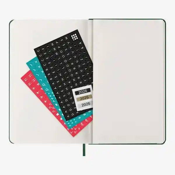 Moleskine Agenda Semanal Verde Grande Hc 2026