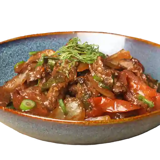 Lomito de res teriyaki