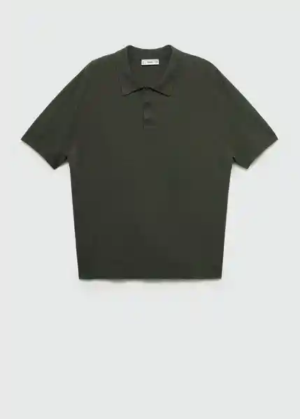 Camiseta Polo Galaxia Musgo Talla XL Hombre Mango