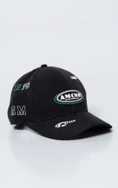 Gorra Unisex Negro Talla M 752G514_NEG190303 Americanino