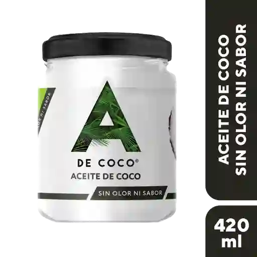 A De Coco Aceite de Coco sin Olor ni Sabor