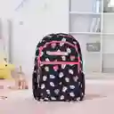 Maleta Estampada Serie Bt21 Baby Rosa Negro Miniso