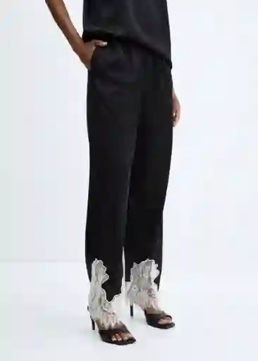 Pantalón Adele-w Negro Talla XS Mujer Mango