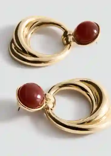 Pendientes Salome Oro Talla 99 Mujer Mango