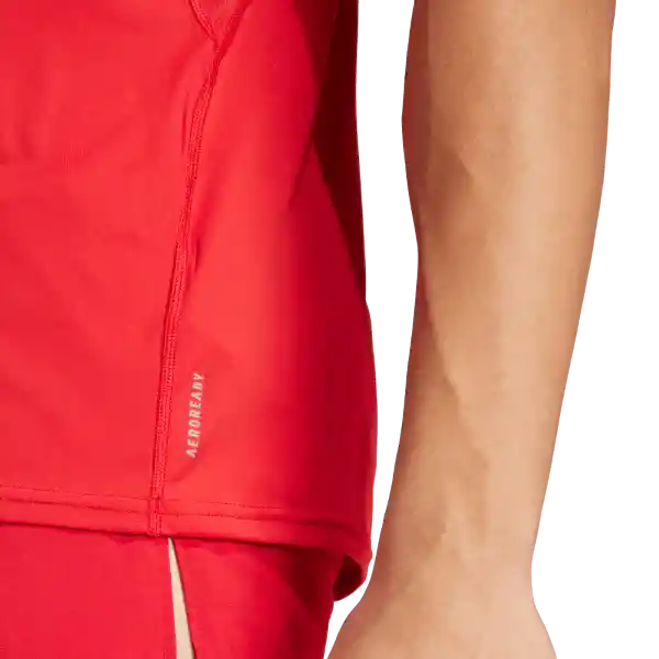 Adidas Camiseta Manga Corta Adizero e Correr Rojo Talla S