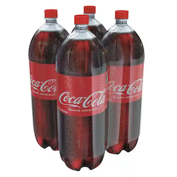 Coca-Cola Original Gaseosa Sabor Original 3Lt X 4 Unds