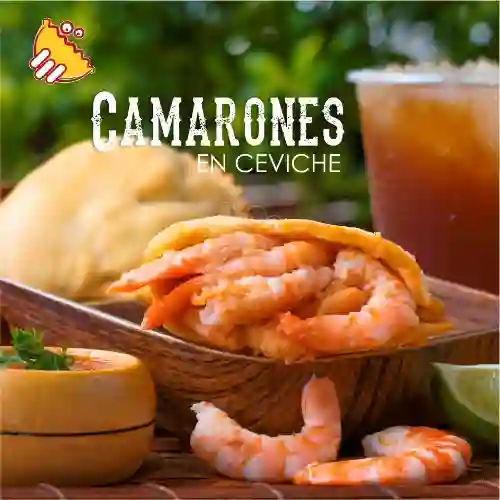 Pastel Camarones en Ceviche
