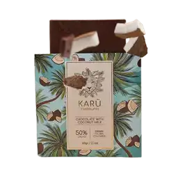 Karu Barra de Chocolate Con Leche de Coco