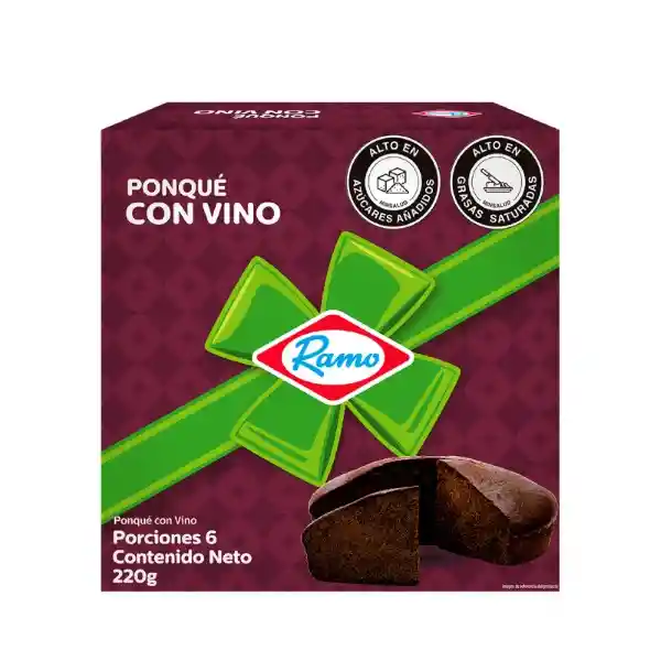 Ramo Ponque Vino Caja 220 g