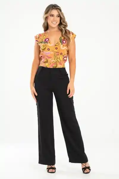 Blusa Olivia Color Naranja Claro Talla S Ragged