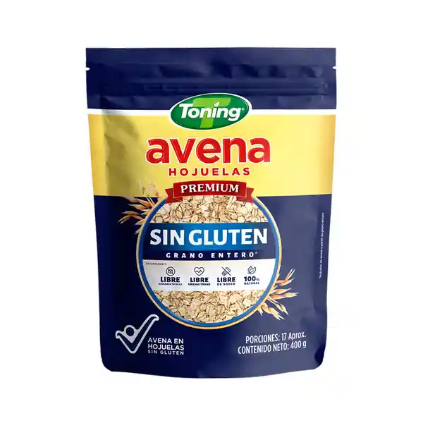 Avena Toning Hojuelas Sin Gluten