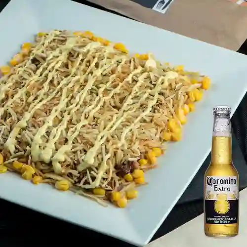 Combo Mazorcada Ranchera + Cerveza Coronita Bot. 210ml