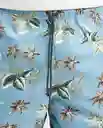 Bermuda Explorer Palm Swimwear Azul Piedra Medio S Chevignon