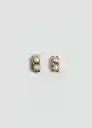 Pendientes Chloe Oro Talla 99 Mujer Mango