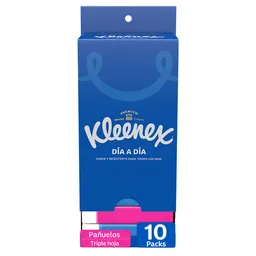 Pañuelos Faciales Kleenex de Bolsillo 10 Und