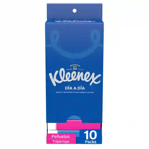 Pañuelos Faciales Kleenex de Bolsillo 10 Und