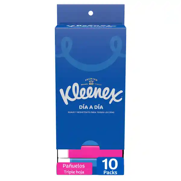 Pañuelo Faciales Kleenex de Bolsillo 10 Und