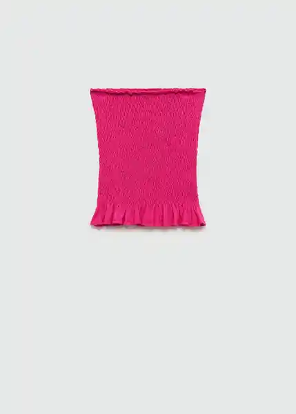 Top Adrus Fucsia Talla M Mujer Mango