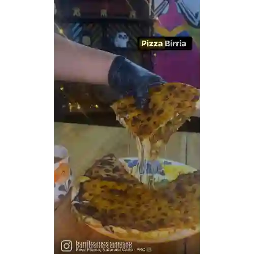 Pizza Birria 4 Porciones